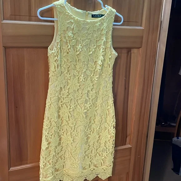 Lauren Ralph Lauren | Dresses | Lauren By Ralph Lauren Yellow Lace Overlay Sheath Dress Size 4 | Poshmark Lauren Ralph Lauren | Dresses | Lauren By Ralph Lauren Yellow Lace Overlay Sheath Dress Size 4 | Poshmark